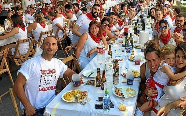 Imagen de la última comida popular en las fiestas de 2019.