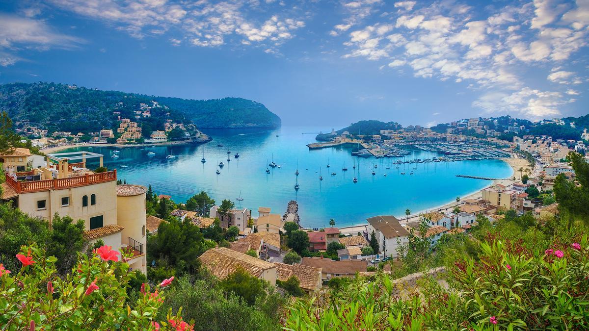 Vista panorámica de Port Sóller.