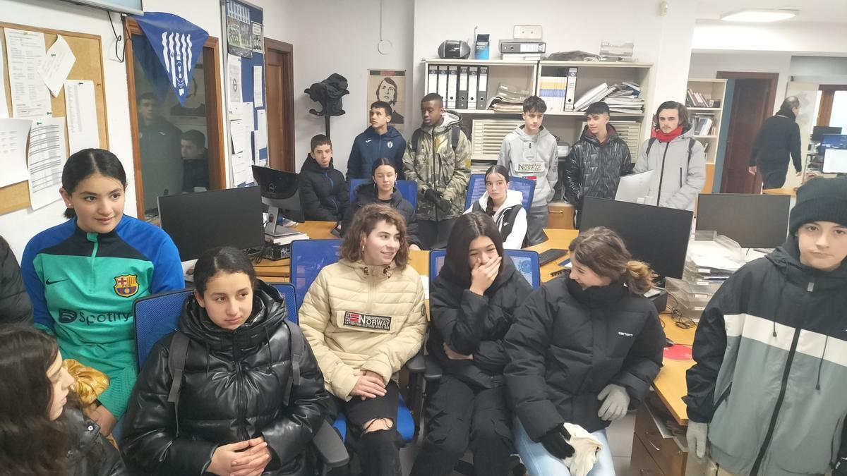 En imágenes: Visita de alumnos de 2°F de Ekialdea