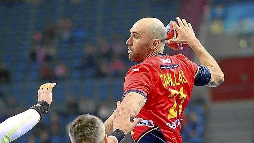 Joan Cañellas, en el último partido ante la selección francesa.