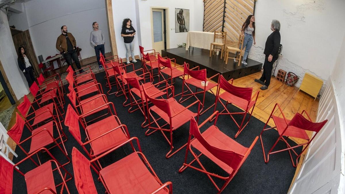 Interior del nuevo espacio escénico GAEL