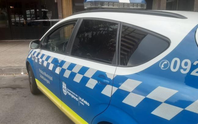 Una patrulla de Policía Municipal de Pamplona. Una patrulla de Policía Municipal de Pamplona.