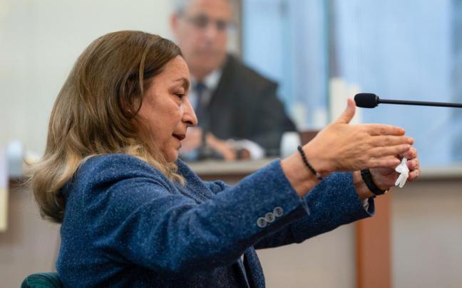 Imagen de la acusada del crimen de Castro. Imagen de la acusada del crimen de Castro.