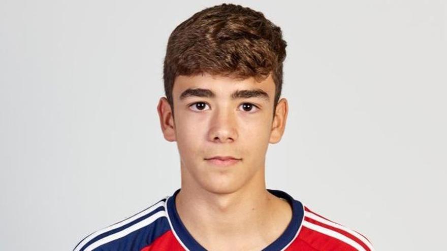 Asier Bonel, delantero de Osasuna.