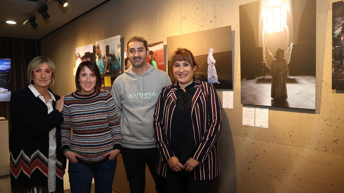 Presentación de la exposición de fotógrafos de prensa de Navarra