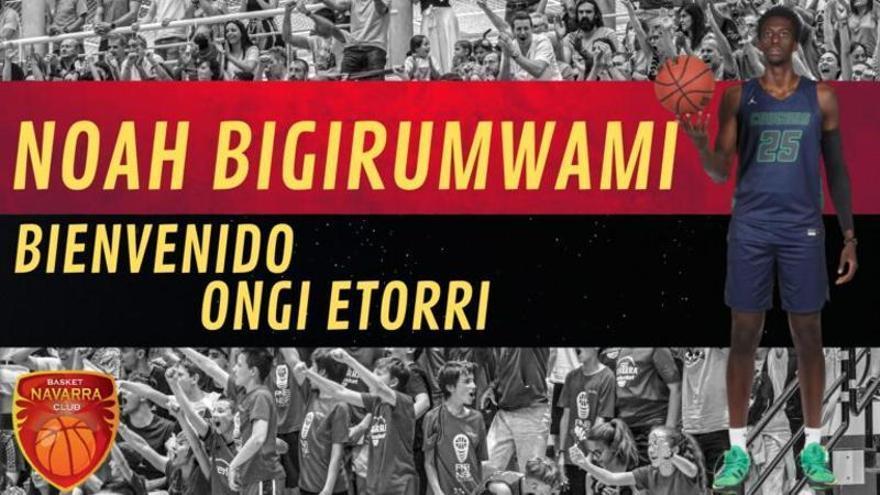 La bienvenida de Noah Bigirumwami