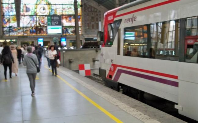 Estación de Abando, en Bilbao. Estación de Abando, en Bilbao.