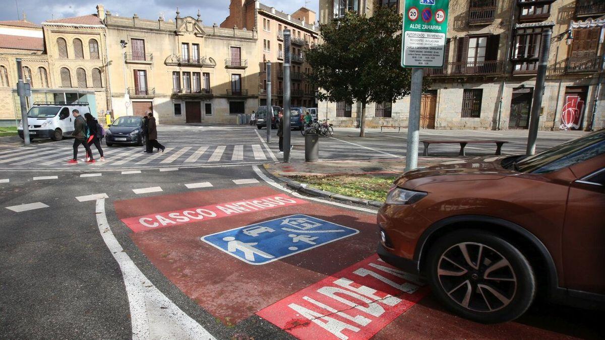 Controles de acceso al Casco Viejo, que se instalaron la legisatura pasada.