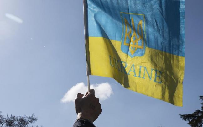 Bandera de Ucrania. Bandera de Ucrania.