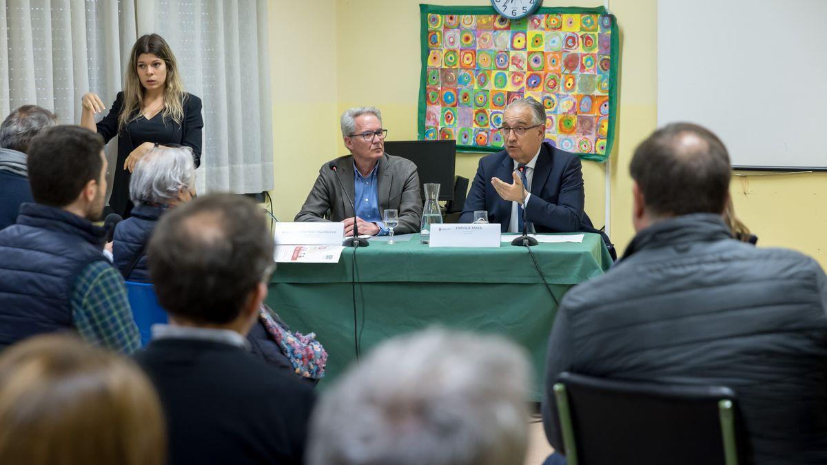 Enrique Maya, en una rueda de prensa.