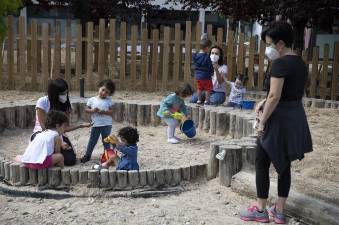 Niños de la escuela infantil de Mendillorri