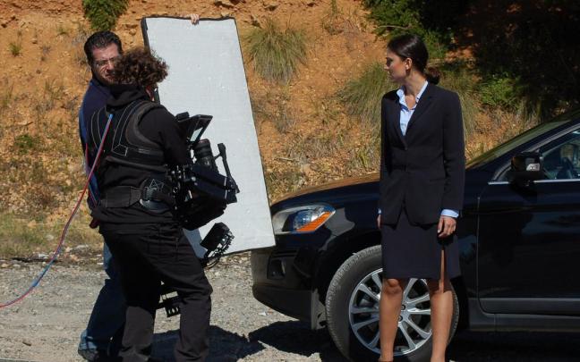 Imagen de archivo del rodaje en 2010 del cortometraje "En tierra de sueños", proyecto del Centro Temático del Vino Villa Lucía para promocionar la comarca de Rioja Alavesa