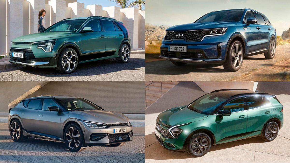 Montaje con los siguientes modelos de KIA: EV6, Sorento, Sportage y Niro