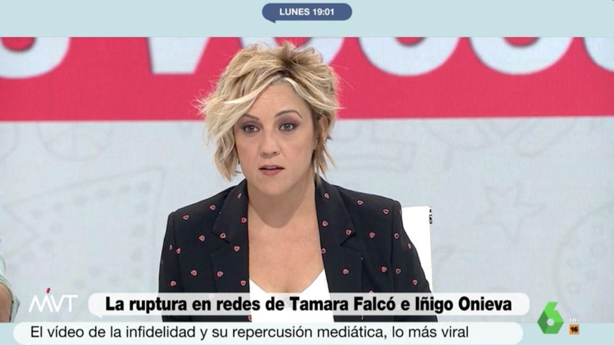 Cristina Pardo se pronuncia sobre la ruptura de Tamara Falcó en 'Más vale tarde'.