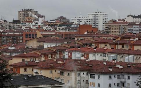 Vista de La Milagrosa con Azpilagaña al fondo. Vista de La Milagrosa con Azpilagaña al fondo.