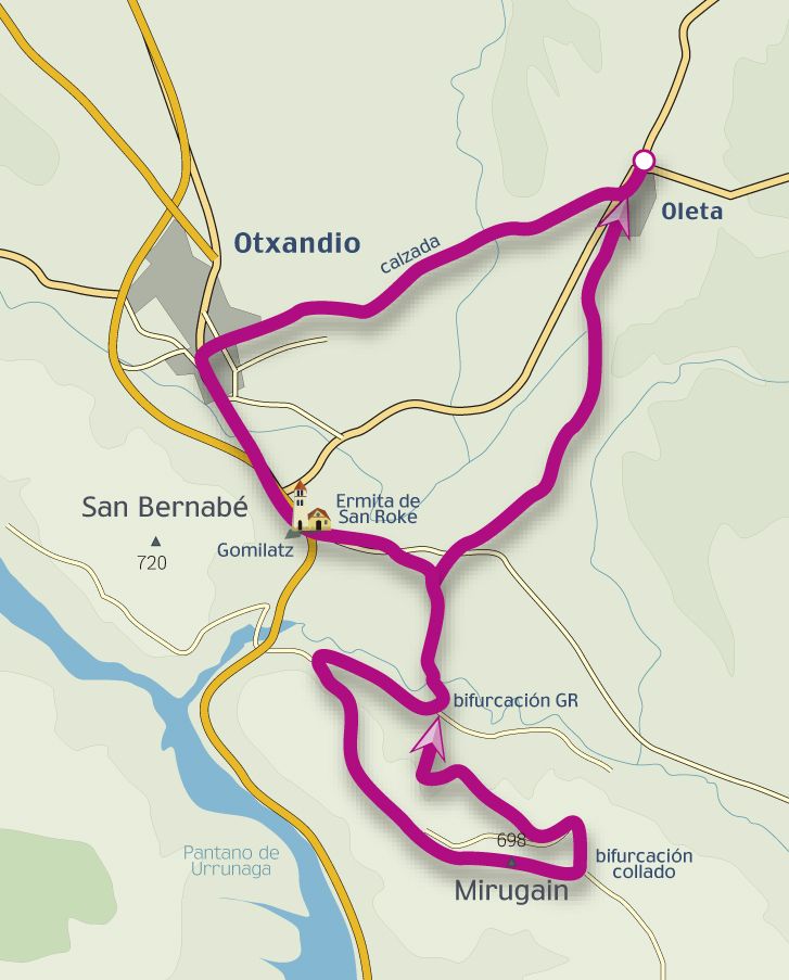 Oleta, Aramaio y Otxandio