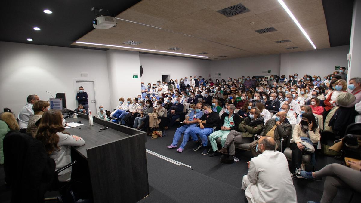 Asamblea del Sindicato Médico en el Hospital Universitario de Navarra