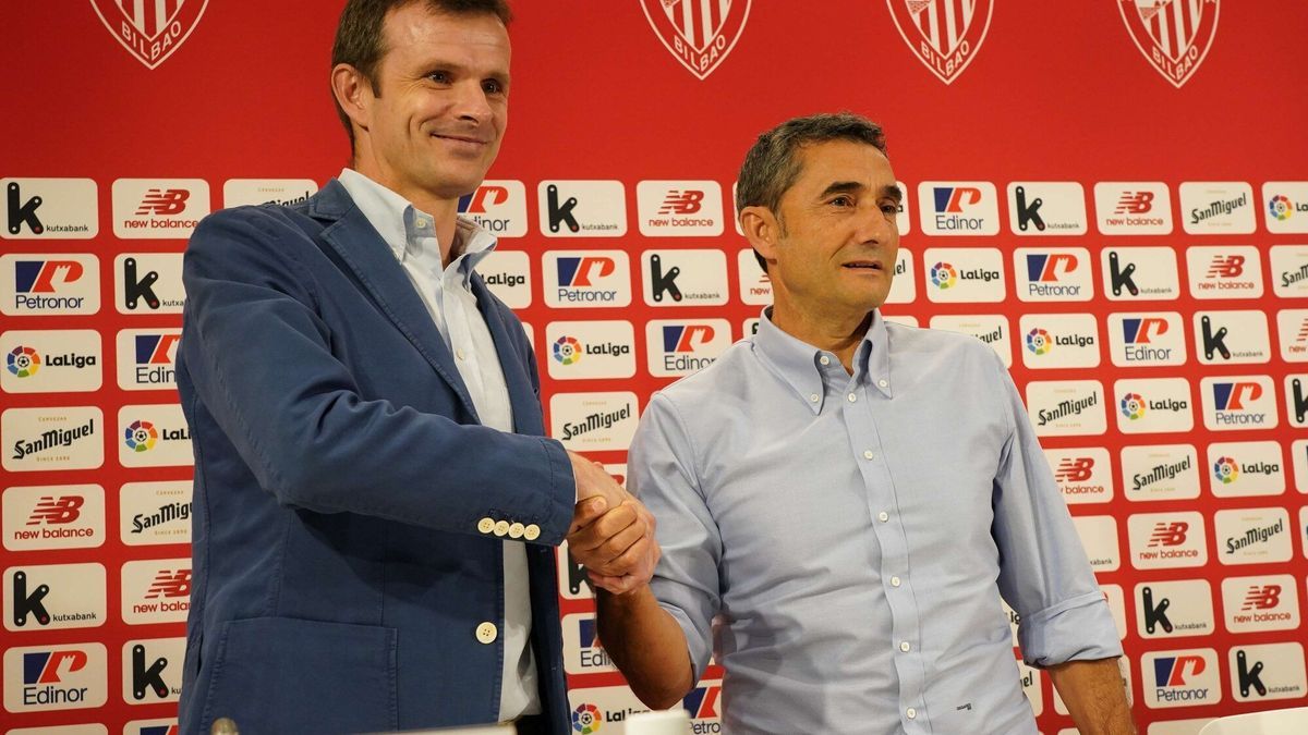 Presentación Ernesto Valverde como entrenador del Atlhetic