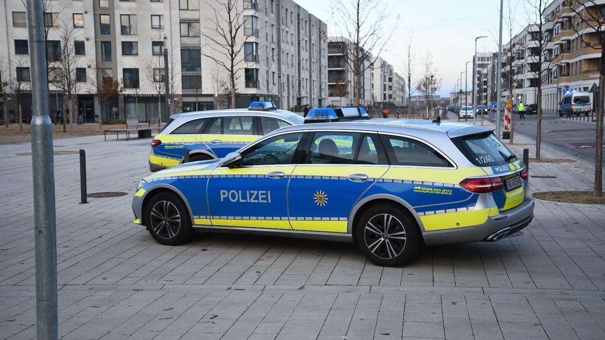 Coches policiales de la Polizei alemana en una imagen de archivo.