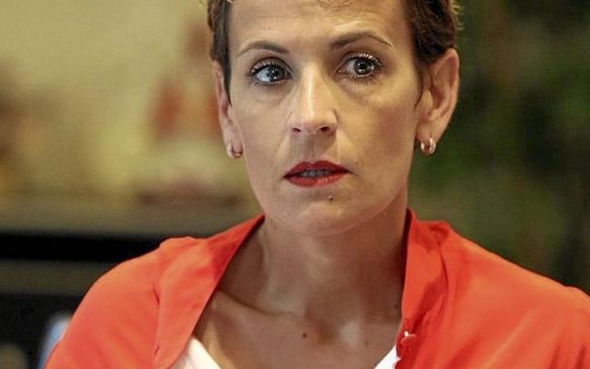 María Chivite, en su despacho.