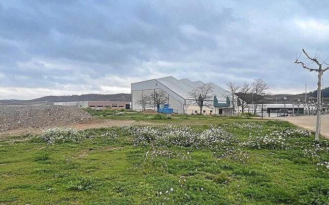 Parcela en la que van a levantar el centro de d&iacute;a de Sartaguda.
