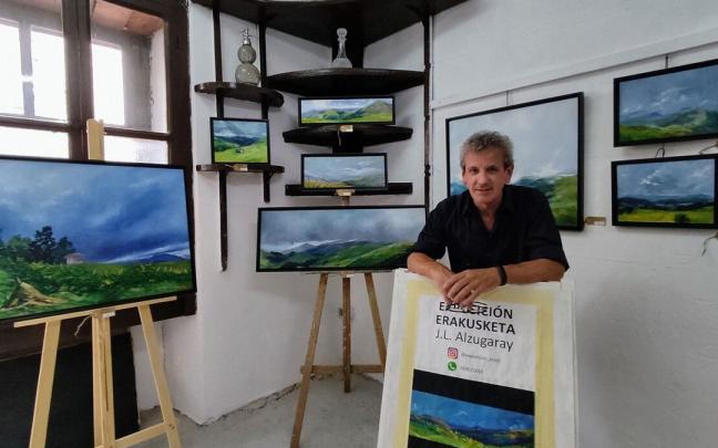 Jose Luis Alzugarayk aurten ere antolatu du erakusketa Elizondoko Jaime Urrutia 3.ean.