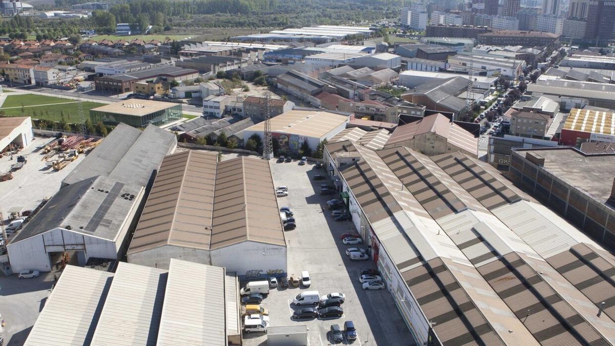 Panorámica de la zona industrial de Betoño.