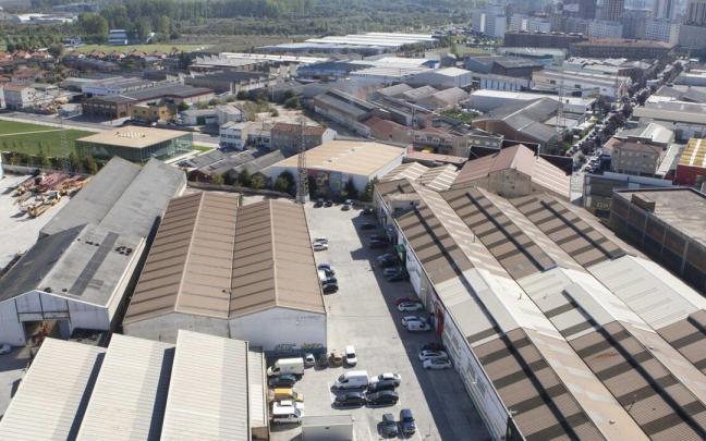 Panorámica de la zona industrial de Betoño. Panorámica de la zona industrial de Betoño.