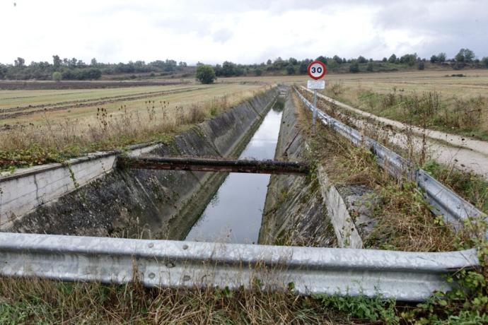 Panorámica del canal del río Alegría.