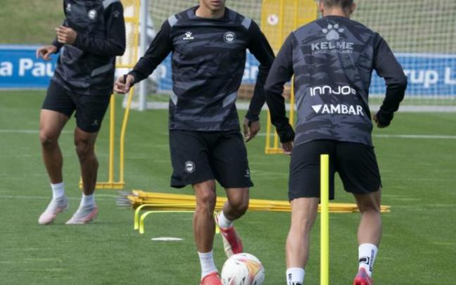 Godoy ha sido un asiduo en los entrenamientos del primer equipo