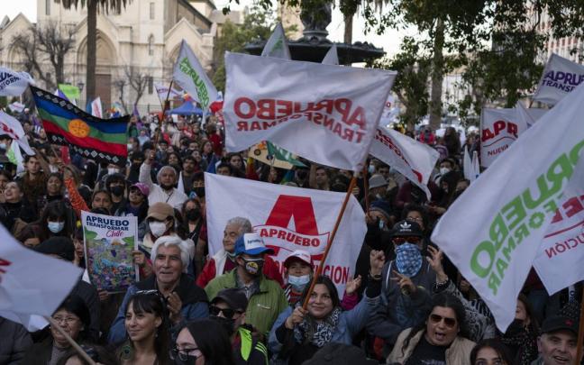 Manifestaciones en Chile.