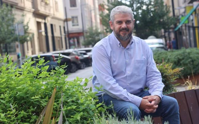 Juan Miguel Catalán, presidente de la Asociación de Vecinos del Ensanche