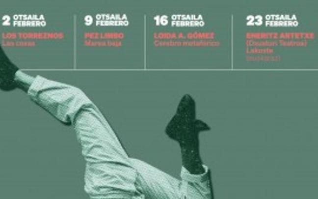 Cartel de la muestra de Teatro de Humor que llega en febrero a Errekalde Cartel de la muestra de Teatro de Humor que llega en febrero a Errekalde