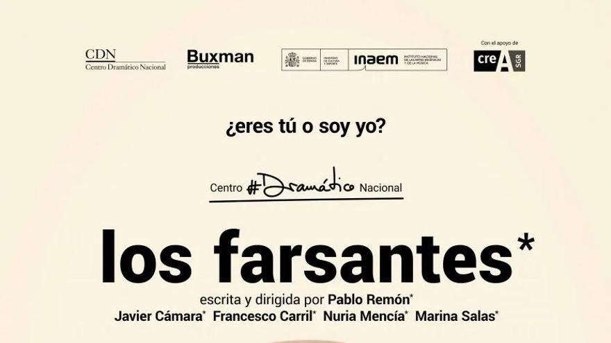 Cartel de 'Los farsantes'.