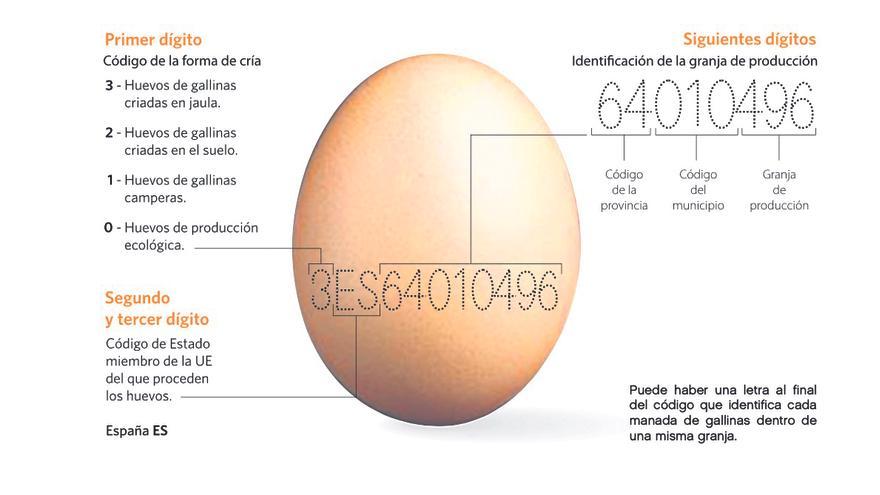 Lo que nos dicen los dígitos de los huevos.