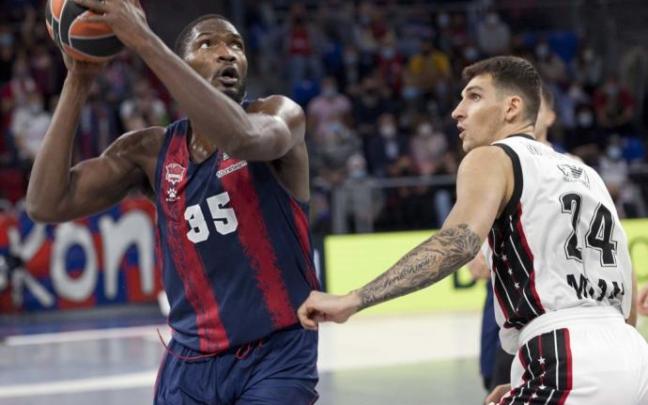 Landry Nnoko, durante un partido de esta temporada