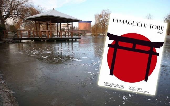 Lago del parque Yamaguchi.