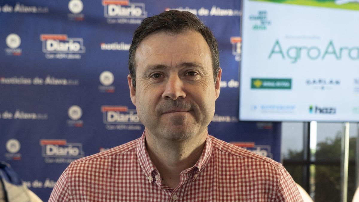 Andrés García, en el encuentro AgroAraba.