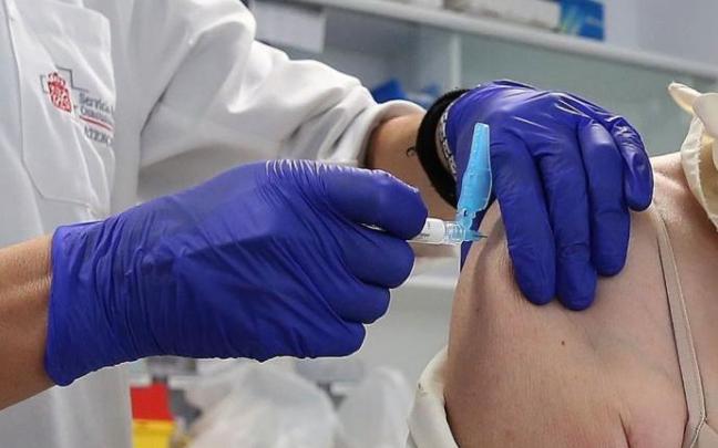 Inoculación de la vacuna.