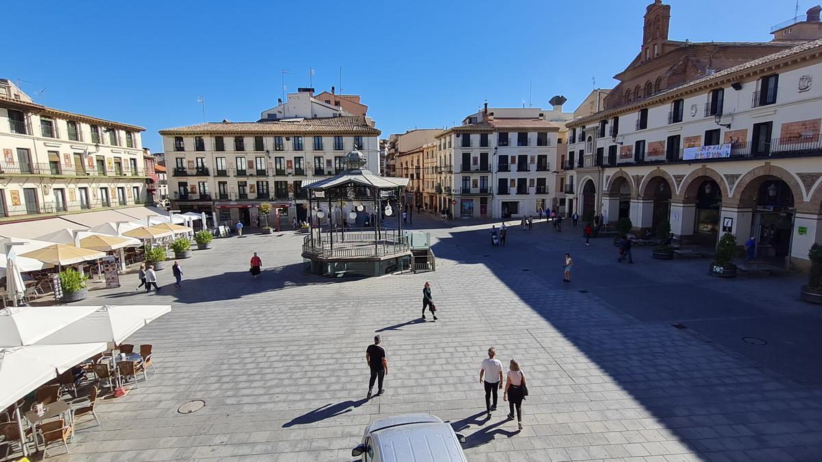 Plaza de Los Fueros, corazón de Tudela en el Casco Antiguo