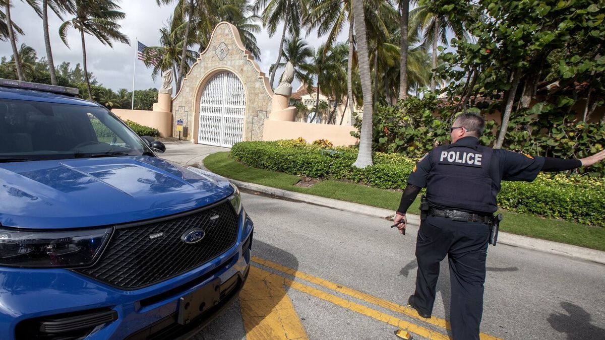 Registro del FBI a la residencia en Florida de Trump.