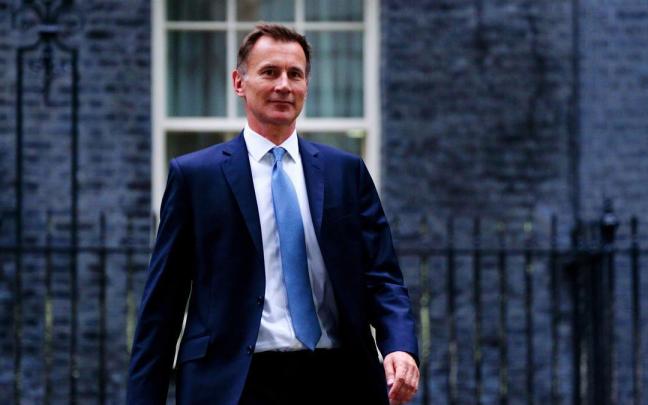 El ministro de Economía británico, Jeremy Hunt. El ministro de Economía británico, Jeremy Hunt.