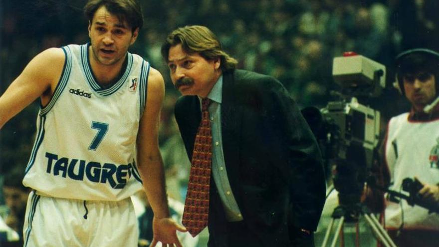 Manel Comas charla junto a Pablo Laso