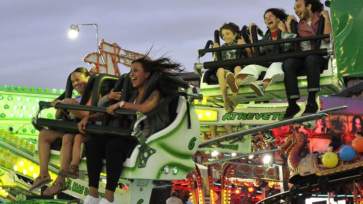 Imagen de la inauguración oficial de las barracas en 2019