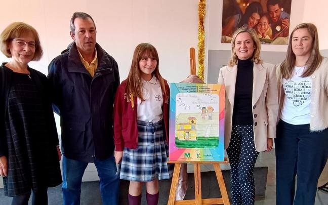 Ziortza Colino recibió ayer su merecido premio.