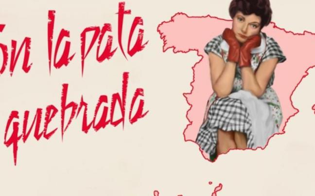 Cartel del documental &lsquo;Con la pata quebrada&rsquo;.