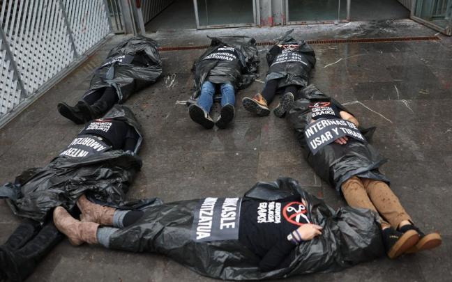 Protesta del sindicato STEILAS