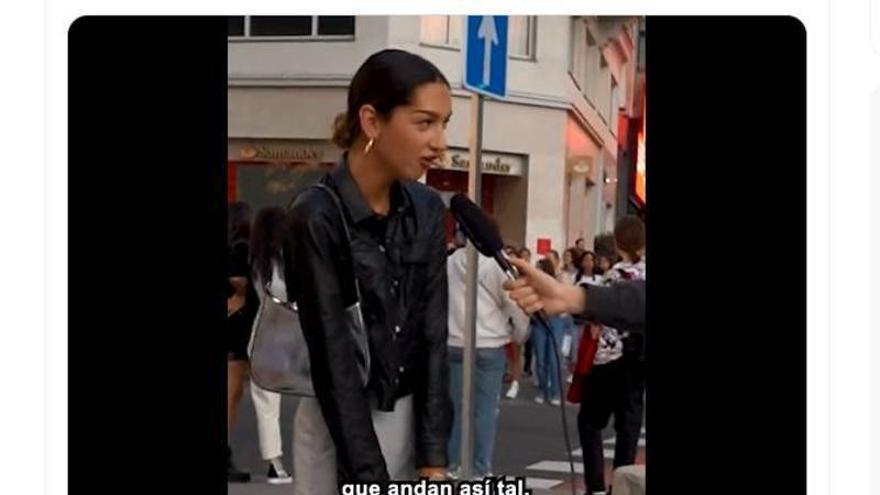 Un momento de la entrevista