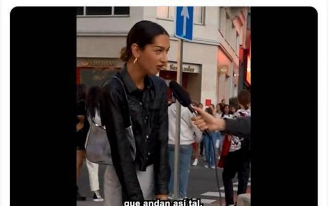 Un momento de la entrevista