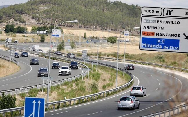 Tráfico a su paso por Armiñón Tráfico a su paso por Armiñón